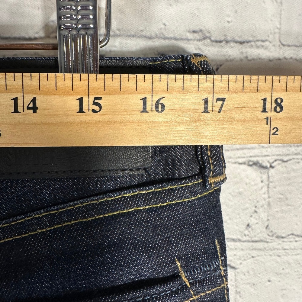 Todd Snyder Mens Selvedge Denim Jeans Dark Wash Indigo Button Fly Slim Straight - Picture 9 of 16